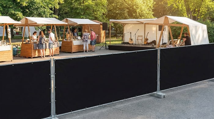 Bauzaun Event